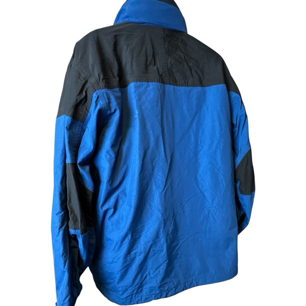UAW Local 435 Auto Workers Jacket XL Port Authority Blue Union Windbreaker Hood - Picture 16 of 16